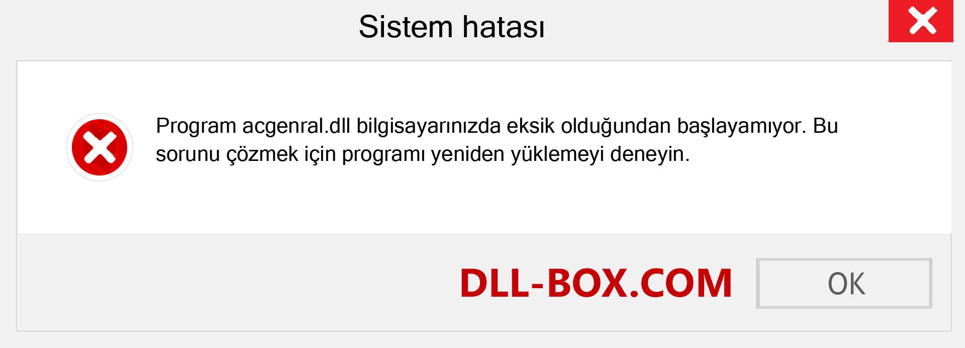 acgenral.dll dosyası eksik mi? Windows 7, 8, 10 için İndirin - Windows'ta acgenral dll Eksik Hatasını Düzeltin, fotoğraflar, resimler